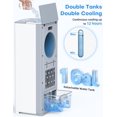 thumbnail image 4 of Myicy Aire Acondicionado Sin Ventanas Enfriador De Aire Evaporativo Sin Aspas De 27 Pulgadas Con 4 Modos Y 3 Velocidades Tanques Dobles 4 Bolsas De Hielo Control Remoto De 25 Pies Temporizador 7H Enfr, 4 of 5