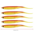 thumbnail image 4 of Señuelo de pesca cebo con forma de pez suave 5 piezas de simulación artificial de silicona señuelo con forma de pez suave aparejos de pesca para agua dulce ANGGREK Otros, 4 of 8