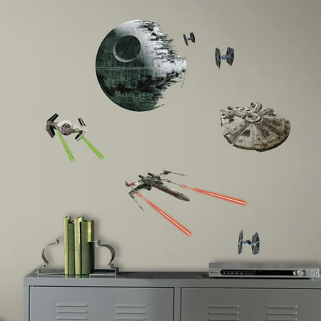 RoomMates Star Wars Episode VI Spaceships Peel and Stick Wall Decals