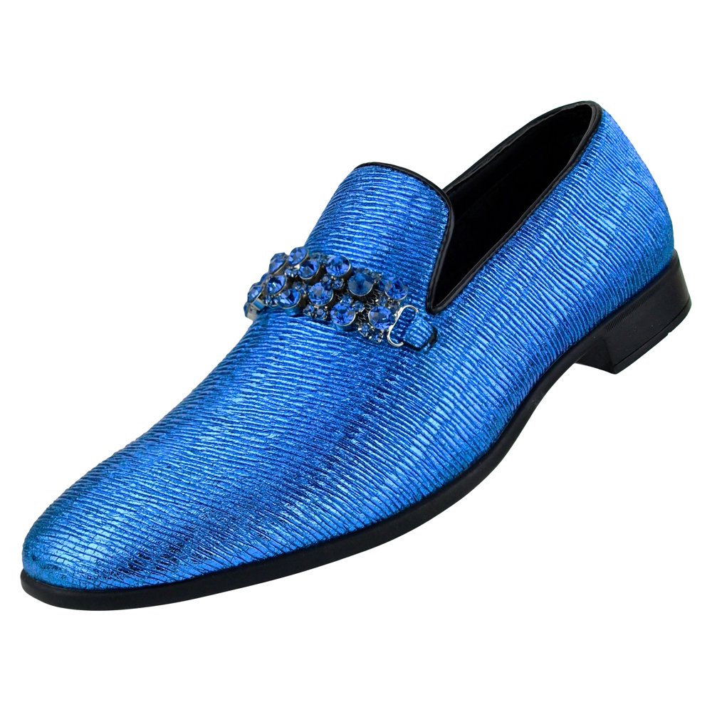 Amali Amali Men�s Crimped Shimmering Smoking Slipper