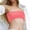 Pink2, variant on Bikini Tops for Women Ribbed Strapless Padded Bandeau Bikini Top Bathing Suit Top Swimwear