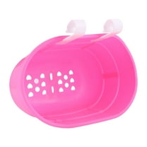BESTYASH Scooter Basket Pink Plastic for Bicycle Front Handlebar 1Pc