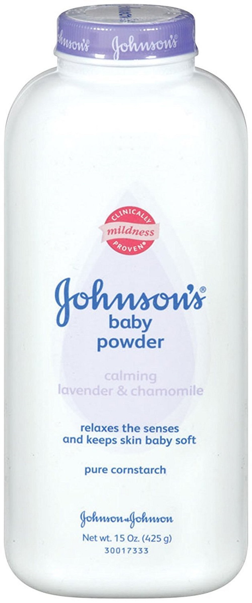 Johnson & Johnson Powder Calming Lavender & Chamomile 15 Ounce