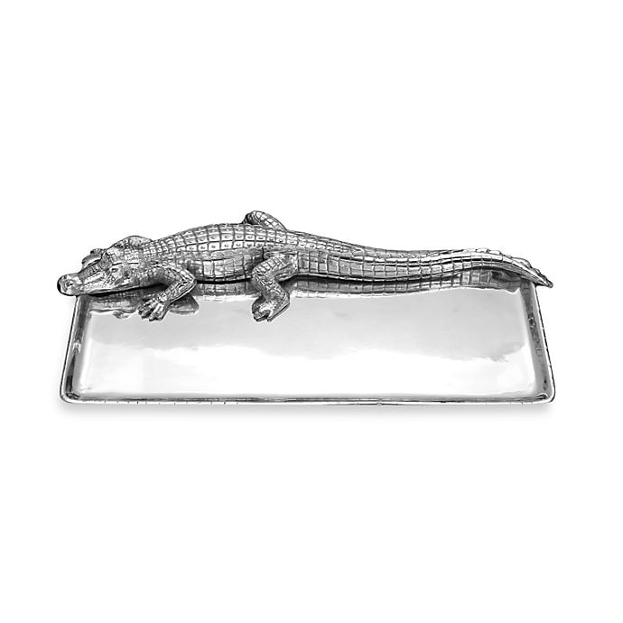 Weight Only  New in Box !!! Arthur Court Alligator Gator Napkin Paper Figurine 