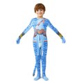 thumbnail image 2 of Kids Neytiri Cosplay Jumpsuit Halloween Aliens Bodysuit Outfit for 3-9T, 2 of 5