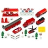 Urban Fire Rescue Metal Childrens Kids Toy Vehicle Playset w/ Variety of Vehicles, Accessories