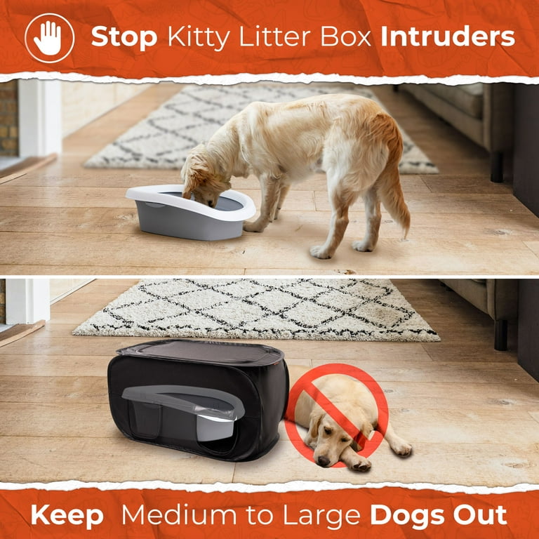 Pexter Cat Litter Box Enclosure, Hidden Trap Design, Indoor Use