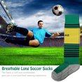 thumbnail image 3 of Calcetines de fútbol para jóvenes, duraderos, transpirables y que absorben el sudor, de color verde, para pies activos, 3 of 8