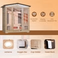 thumbnail image 4 of Erinnyees Outdoor 4 Person Far Infrared Sauna, 3060Watt, 4 of 9
