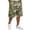 Army Green, variant on Men's Capri Sweat Shorts Digital Camo Elastic Drawstring Loose Fit Below Knee Casual Streetwear Walking Athletic Shorts Black 2XL