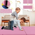 thumbnail image 4 of Gymax Tri-Fold Folding Exercise Mat 6 ft x 2 ft Portable Gymnastics Tumbling Mat Yoga, 4 of 7