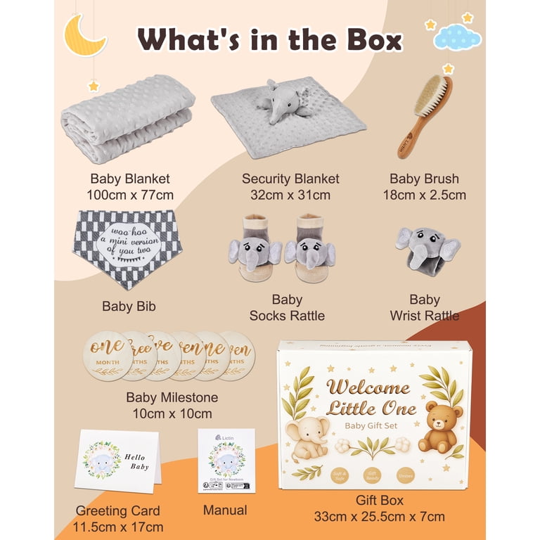 Lictin 14-Piece Baby Shower Gift Set for Boys and Girls photo 5