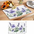 thumbnail image 6 of Spring Pastoral Floral Placemats Set of 1, Watercolor Purple Flowers Non-Slip Place Mats Washable Table Mats for Kitchen Dining Table Decorations Indoor/Outdoor, 6 of 9
