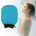 thumbnail image 2 of Unique Bargains 1 Pc Shower Gloves Exfoliating Glove for Bathroom for Shower 8.07"x5.71" Blue, 2 of 6