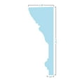 thumbnail image 6 of Ekena Millwork 114" Bottom Width x 117.25" Top Width x 5.50"H x.50"P Seville Crosshead, 6 of 24