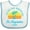 White and Blue, variant on Inktastic Summer Enjoy the Sunshine St. Augustine Florida in Blue Boys or Girls Baby Bib