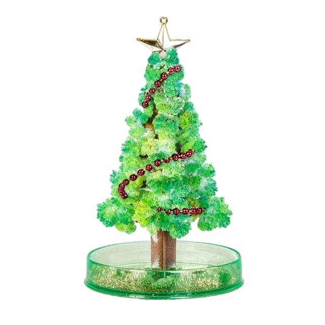 ZheElen Small Gift Colorful Magic Primary School Student Science Experiment Crystal Growth Tree Paper Tree Blooms