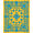 Yellow, Pattern 1, variant on ODIKA 4'x6' Machine Washable Non-Slip Area Rug, Watercolor Meadow Bloom with Pastel Wildflower Print High Traffic Rug, Blue, 522381