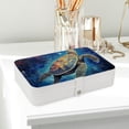 thumbnail image 6 of Turtle Jewelry Boxes PU Leather Necklace Holder Travel Organizer with Removable Compartment Portable, 6 of 6