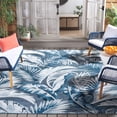 thumbnail image 2 of SAFAVIEH Cabana Rosario Indoor/Outdoor Area Rug, Black/Grey, 9' x 12', 2 of 12