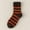 Coffee, variant on Men Striped Mid-Calf Wool Socks - Warm And Thickened for Cold Weather Sleeping Long Socks