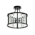 thumbnail image 2 of Aiwen Crystal Semi Flush Mount Ceiling Lamp Creative Living Room Kitchen Ceiling Lamp, 2 of 10