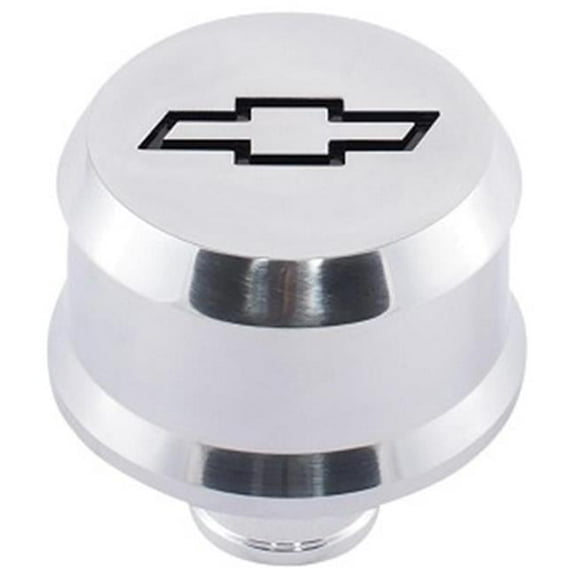 141854 2.5 in. Round Crankcase Breather Cap - Silver
