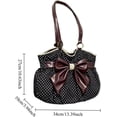 thumbnail image 5 of SPEKSEE Polka Dot Purse for Women Vintage Large Capacity Bow HandBag J Fashion Harajuku Gyaru Kawai Whimsical Accessories, 5 of 9