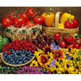 thumbnail image 1 of Fruits & Vegetables Poster Print by David Chapman, 32 x 26 - Large, 1 of 1
