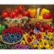 Posterazzi DPI1803944LARGE Affiche Fruits et Légumes Imprimé par David Chapman, 32 x 26 - Grand – image 1 sur 1