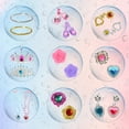 thumbnail image 5 of PicassoTiles Kids Fairytale Royal Princess Dress-up Set with Tiara, Jewelry, Shoes & Fashion Accessories, STEM Imagination Toy for Girls, 5 of 8