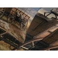 thumbnail image 4 of Ambesonne Wagon Wheel Quilted Bedspread Set 3 Pcs, Western Style, Queen Size, Brown White, 4 of 5