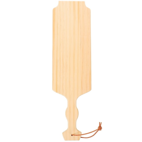 KAKOWELY Wood Paddle Beige 1Pcs 15X4.1X0.4In