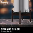 thumbnail image 4 of iSpring Wooden Stand for DGF2 Gravity-Fed Stainless Steel Countertop Water Filter System, Dark Wood, 4 of 5
