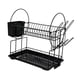 thumbnail image 2 of Organizador de escurridor de platos premium, práctico, de gran capacidad, de 2 niveles con soporte para utensilios, escurridor de platos para encimera Grande, 2 of 8