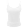 thumbnail image 6 of oqasdz Solid Color Women Basic Double Lined Neck Tank Tops Adjustable Tank Summer Sleeveless Tops Breathable Female Dailywear, 6 of 6