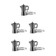 thumbnail image 3 of kurtrusly Keyring Key Chain Ring Coffee Accessories Stylish and Compact Moka pot 2x2x2cm 5Set, 3 of 6