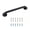 Matte Black, variant on Joyrain ADA 500 lb Heavy Duty Grab Bar, 304 Stainless Steel Anti-Slip Wall Mount, 12-36 inch, Concealed Screws for Bathroom Toilet(Brushed, 12")