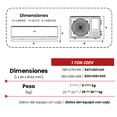 thumbnail image 3 of MINISPLIT ON/OFF 1 TON 220V SOLO FRIO R410 12 SEERS, 3 of 4