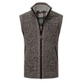 thumbnail image 1 of Mens Autumn And Winter Printed Pocket Knitted Wool Cardigan Vest Sweater Vest, 1 of 6