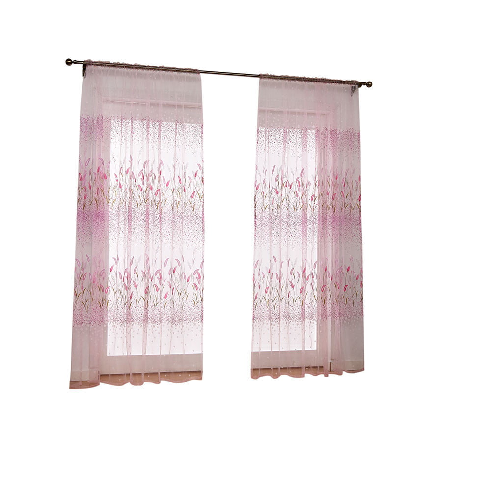 12 Types Voile Tulle Home Room Window Curtain Sheer Voile Panel Drapes Curtains 