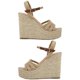 thumbnail image 3 of Wedge Sandals for Women Casual Summer Beach Shoes with Adjustable Ankle Strap 1Pair, 3 of 4