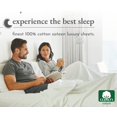 thumbnail image 5 of California Design Den Sheet Sets, Natural 100% Cotton Sheets, Soft Luxury 400 Thread Count Sateen Bedding Sheets Set, Deep Pocket Cooling Sheets, 5 of 5