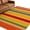 Mustard Yellow, Terracotta, variant on Retro Minimalist Striped Area Rugs 5'x7', Washable Small Throw Rugs for Laundry Room Playroom, Classic Lines Geometric Pattern Indoor Outdoor Rug Non-Slip Low Pile Carpet Runner Reversible Floor Mats