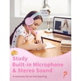 thumbnail image 3 of YOYOTUNE Auriculares Bluetooth para niños, orejas de gato con luz LED, auriculares inalámbricos para niños, Bluetooth 5.1 y sonido estéreo, plegable, diadema ajustable, auriculares para niños con micr, 3 of 5