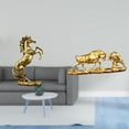 thumbnail image 2 of Estatua De Caballo Y Toro Hecha A Mano, Escultura China Moderna De Animales, Decoración De Mesa Para Hoteles, Estanterías, Chimeneas, Escritorios, Regalos De Cumpleaños, Artesanía Ligera., 2 of 8
