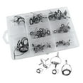 thumbnail image 1 of 60pcs/box Double Leg s Fishing Free Pole Repair Stainless Steel Frame and Ceramic, 1 of 8