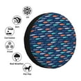 thumbnail image 4 of Logiee Colorful Fish 3 Print Spare Tire Cover, Universal Wheel Protectors,Waterproof Dust-Proof UV Sun Wheel Tire Cover,Fit for SUV, RV, Travel Trailer, Truck-14 inch, 4 of 6
