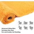 thumbnail image 2 of Lochas Soft Shag Carpet Fluffy Rug for Living Room Bedroom Big Area Rugs Floor Mat, 5'x8',Orange, 2 of 6