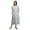 White7, variant on Moomaya WoMen's Lace Border Cotton Sleepwear Gown Button Placket Nightdress